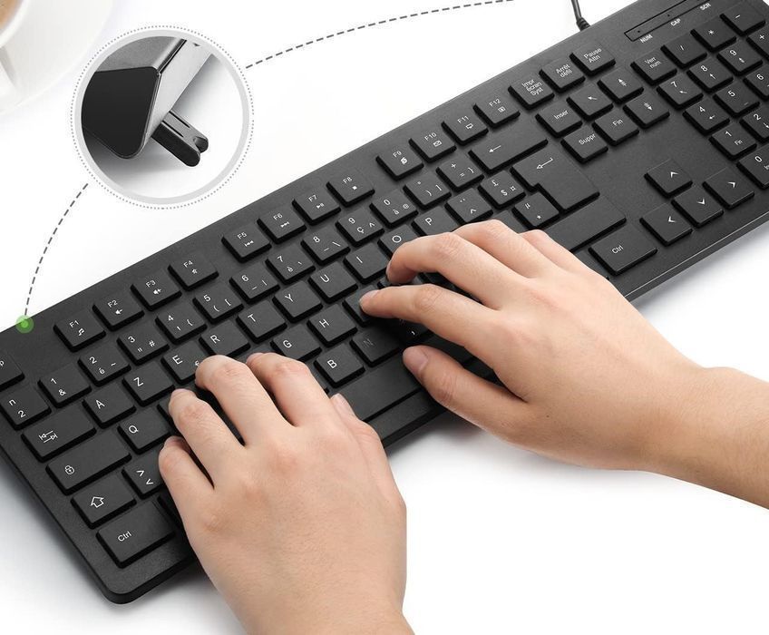 Klawiatura Veilzor - Francuska Azerty Czarna