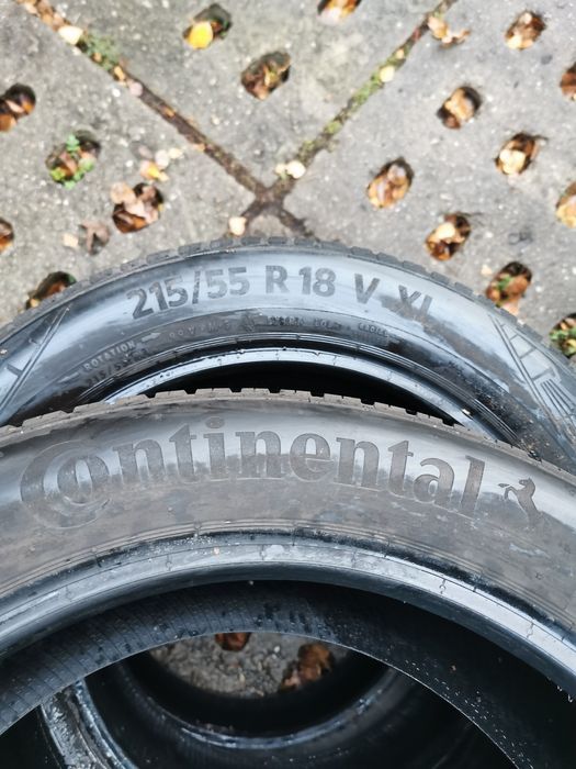 Cztery zimowe opony CONTINENTAL 215/55 R18 V XI