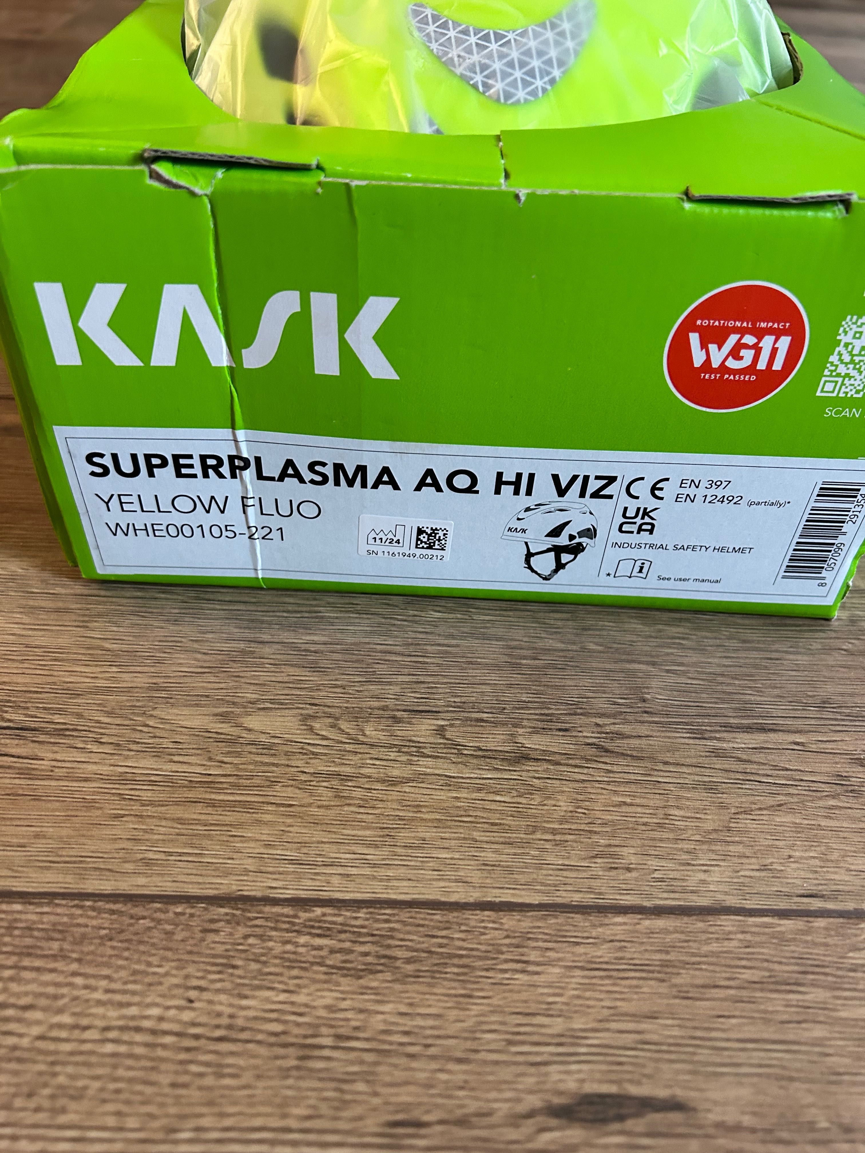 Kask ochronny do pracy na wysokości Kask SUPERPLASMA AQ HI VIZ Yellow