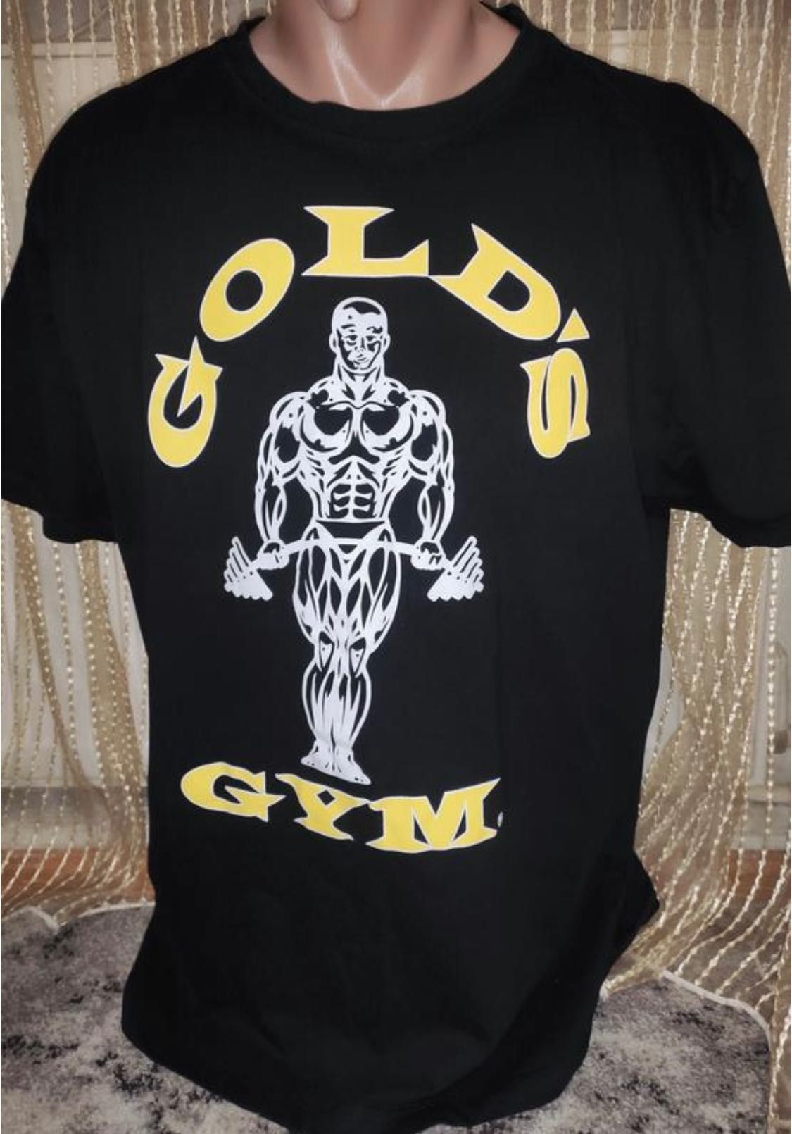 Gold’s gym чорна футболка L XL