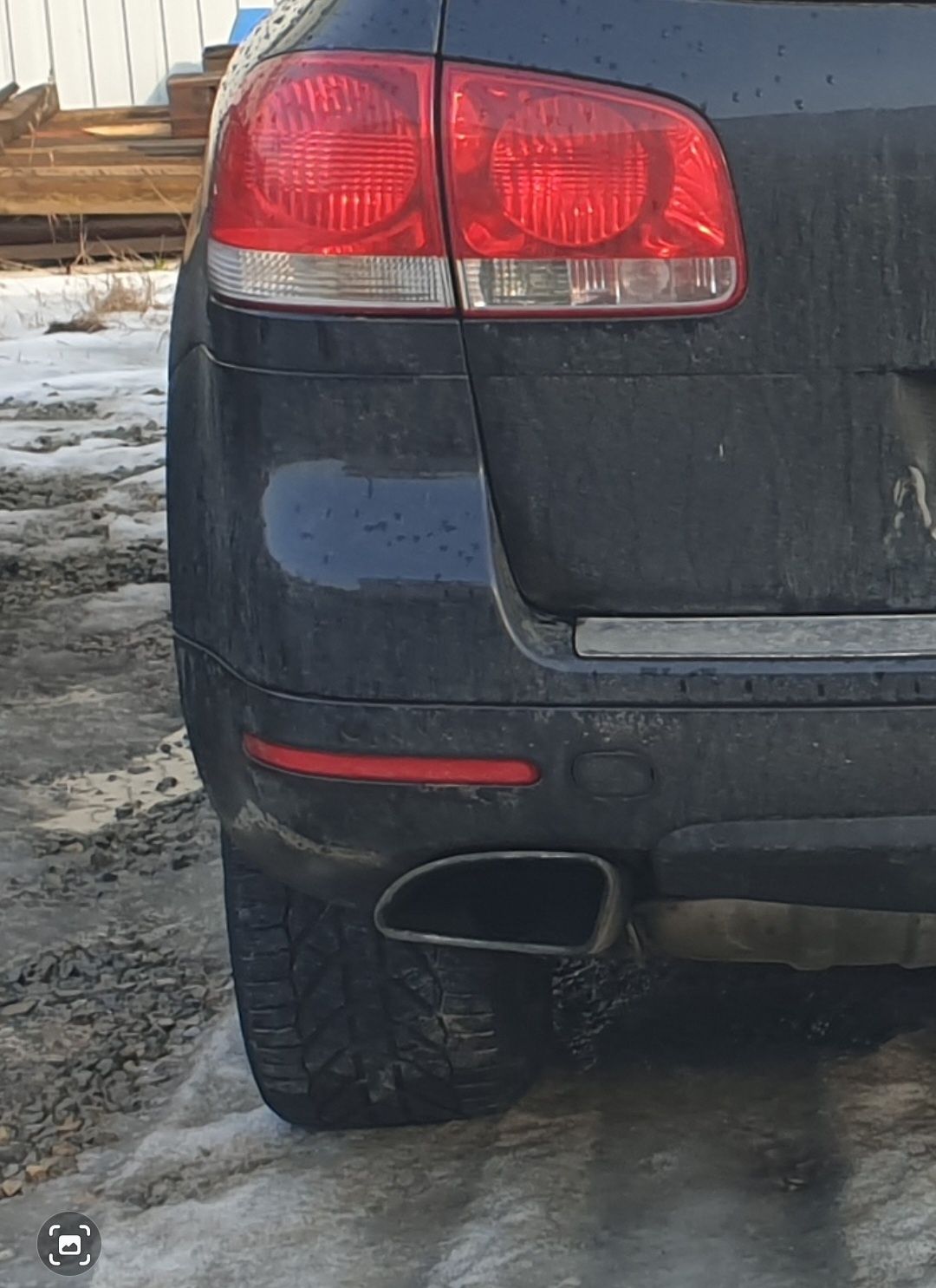 Vw Touareg 7l6 końcówki wydechu indiwidual 5,0 v10