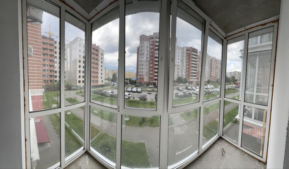 Панорамний балконний  блок