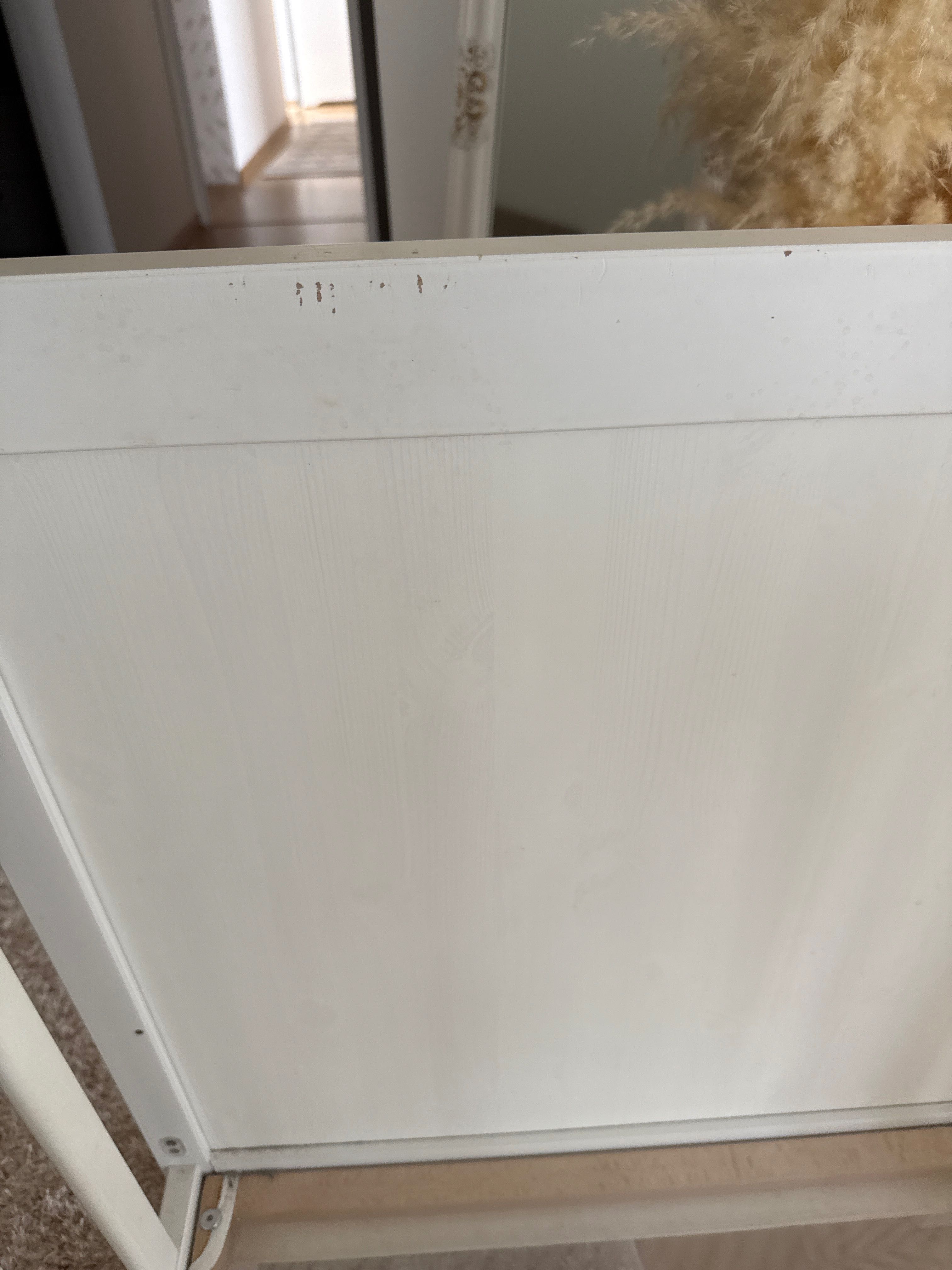 Łóżeczko niemowlęce białe Ikea Sundvik