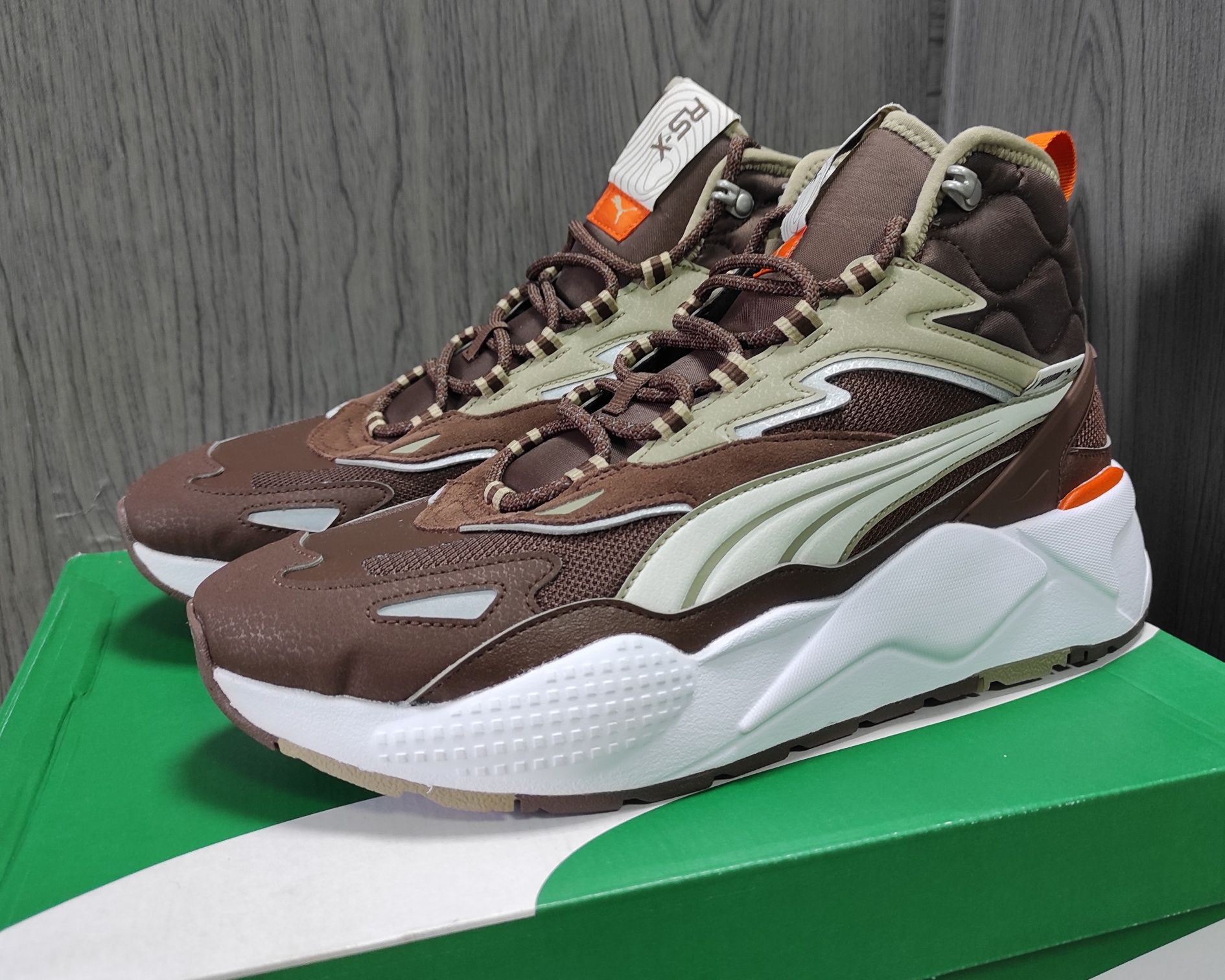 44,5 Puma RS-X brown оригінальні чоловічі кросовки