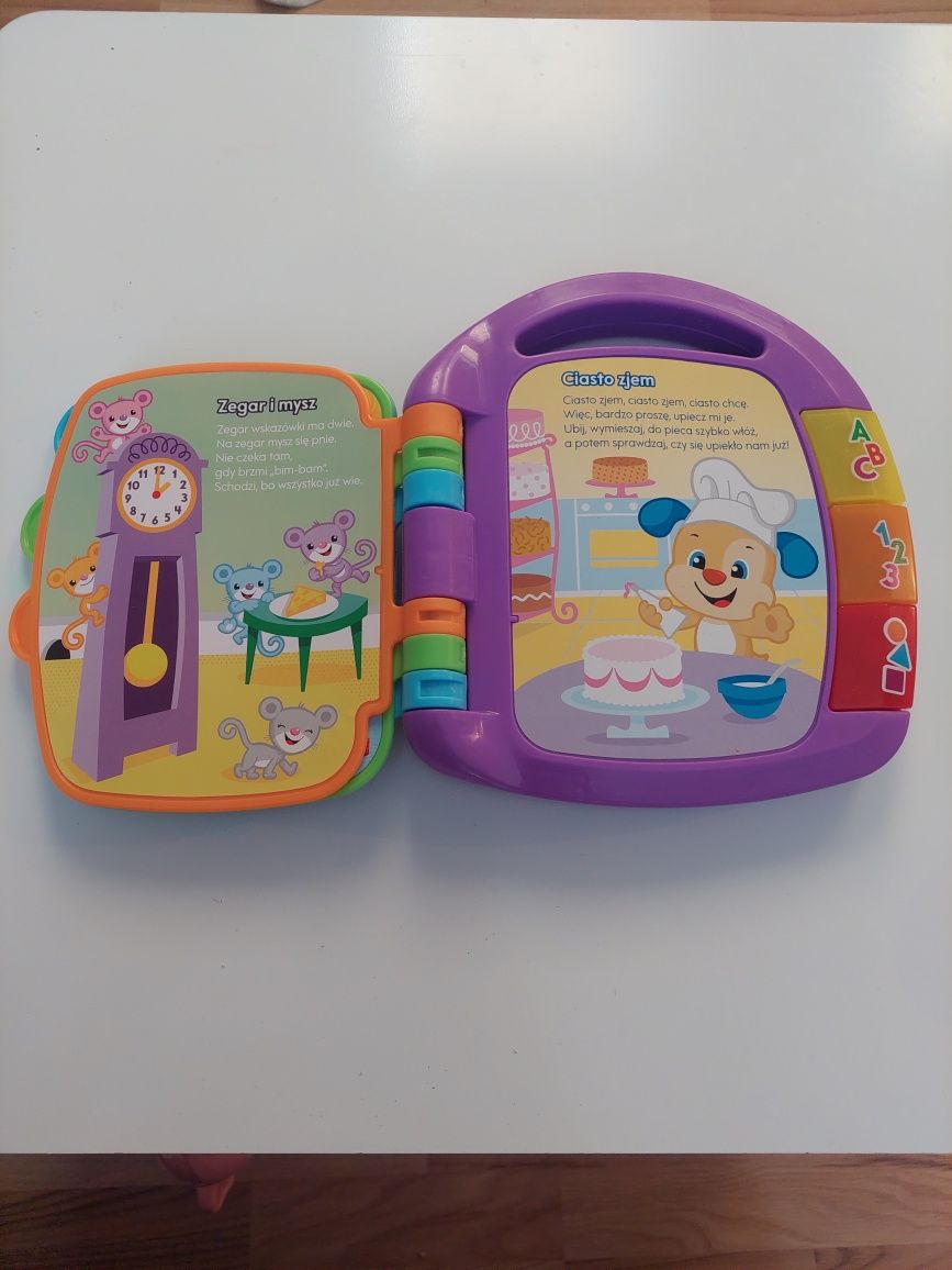 Sprzedam grającą ksiazka z wierszykami fisher price