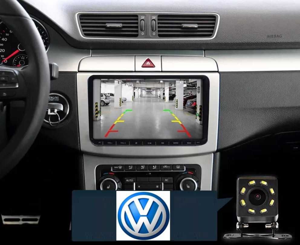 Radio Samochodowe 2DIN NAWIGACJA 9 VW Golf PASSAT C Sharan Superb WiFi