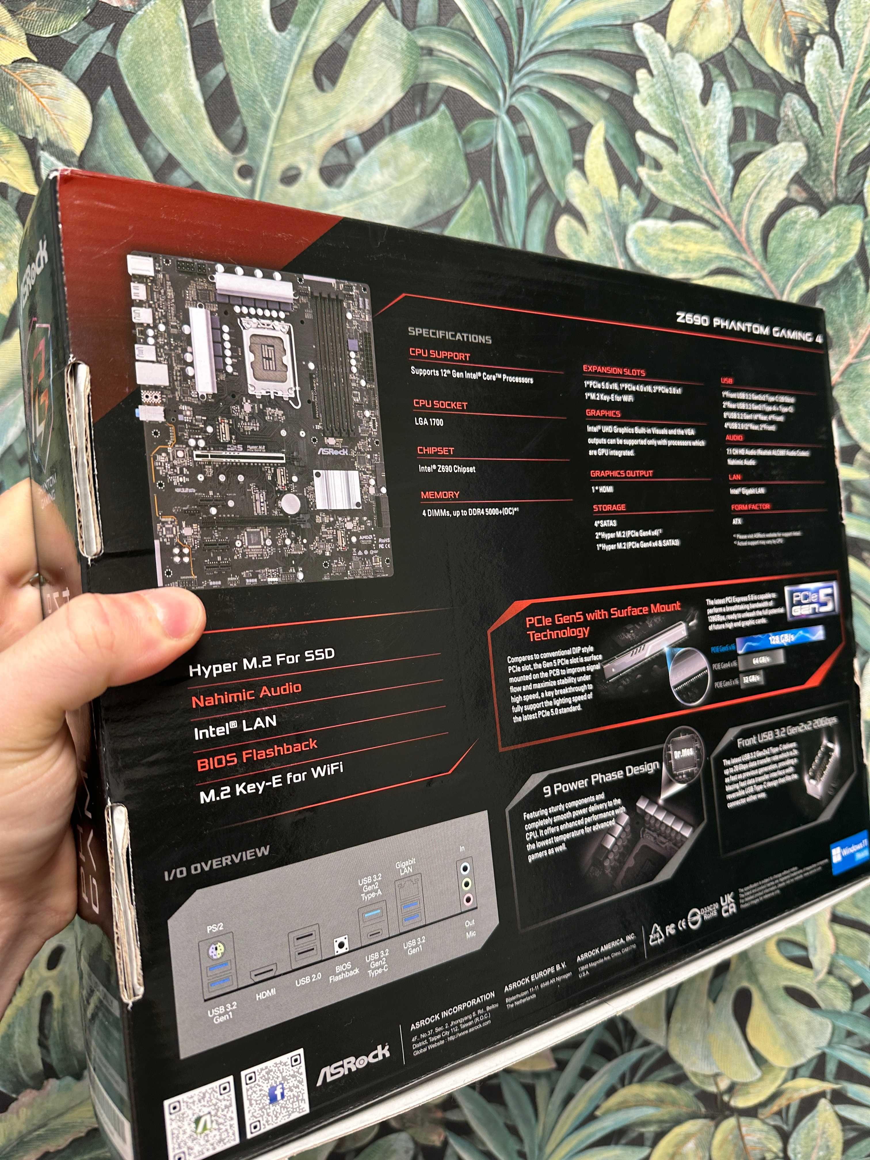 Asrock Z690 phantom gaming 4 LGA1700