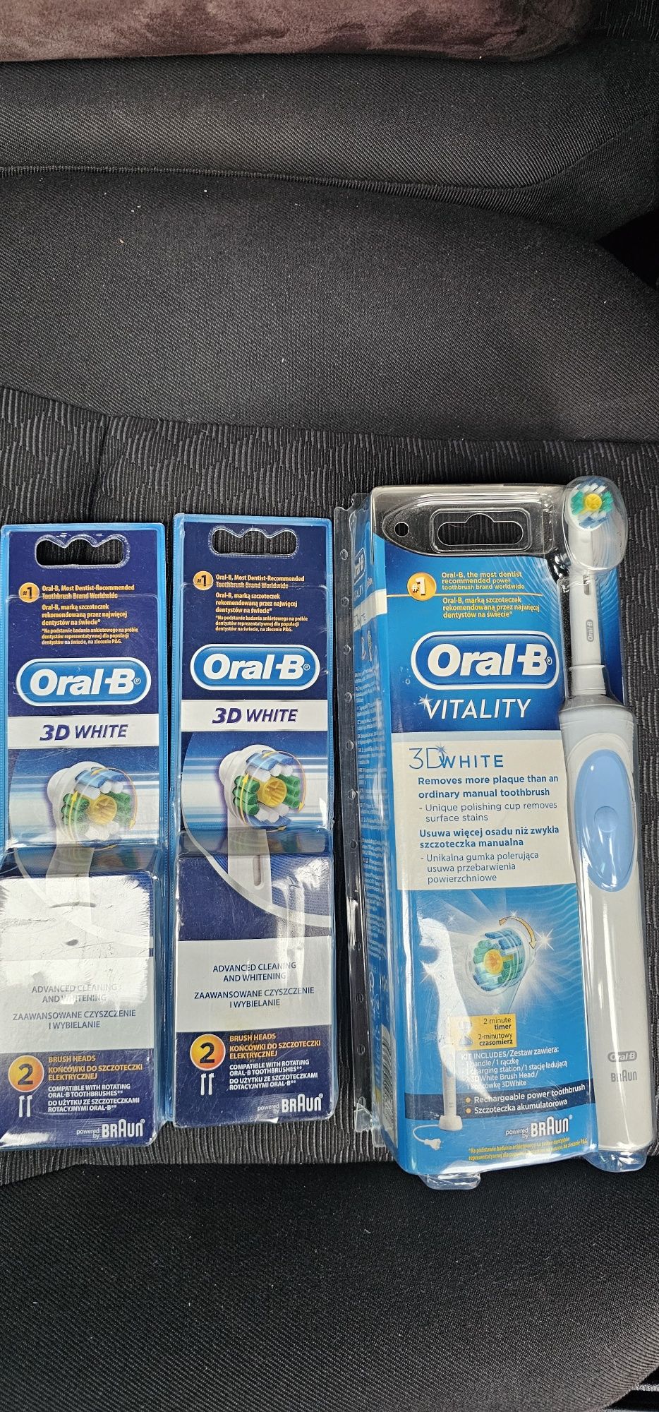 Szczoteczka Oral-b bitality+gratis 4koncowki