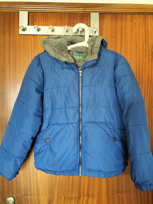 Kispo (casaco) azul Benetton criança 8-9 anos