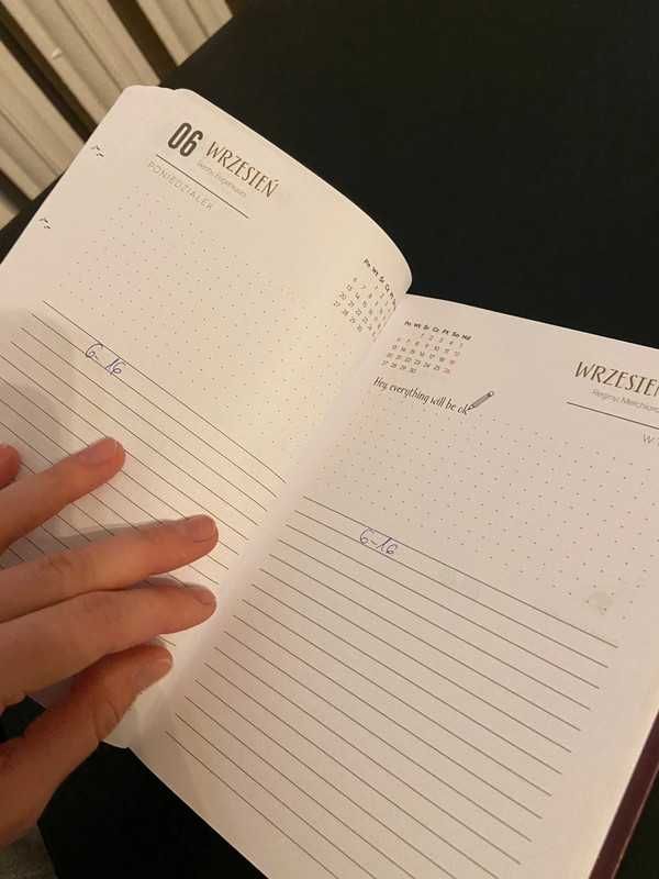Kalendarz 2021/2022 notatnik zeszyt plan lekcji planer warszawa