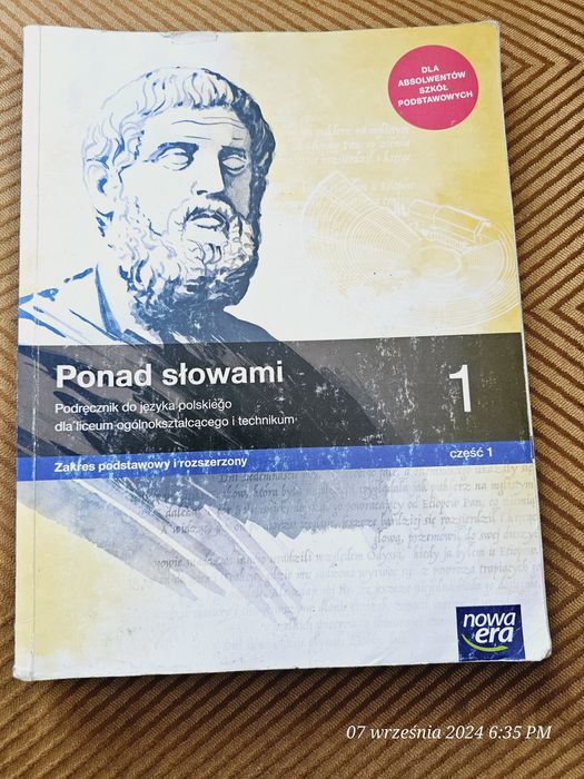 Ponad słowami 1 jezyk polski