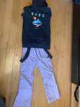 Zestaw snowboardowy: kurtka Yeti DOPE + spodnie Iconic DOPE + szelki