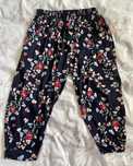 Pumpy haremki 3/4 rybaczki luźne 46 3XL 4XL granatowy alladynki