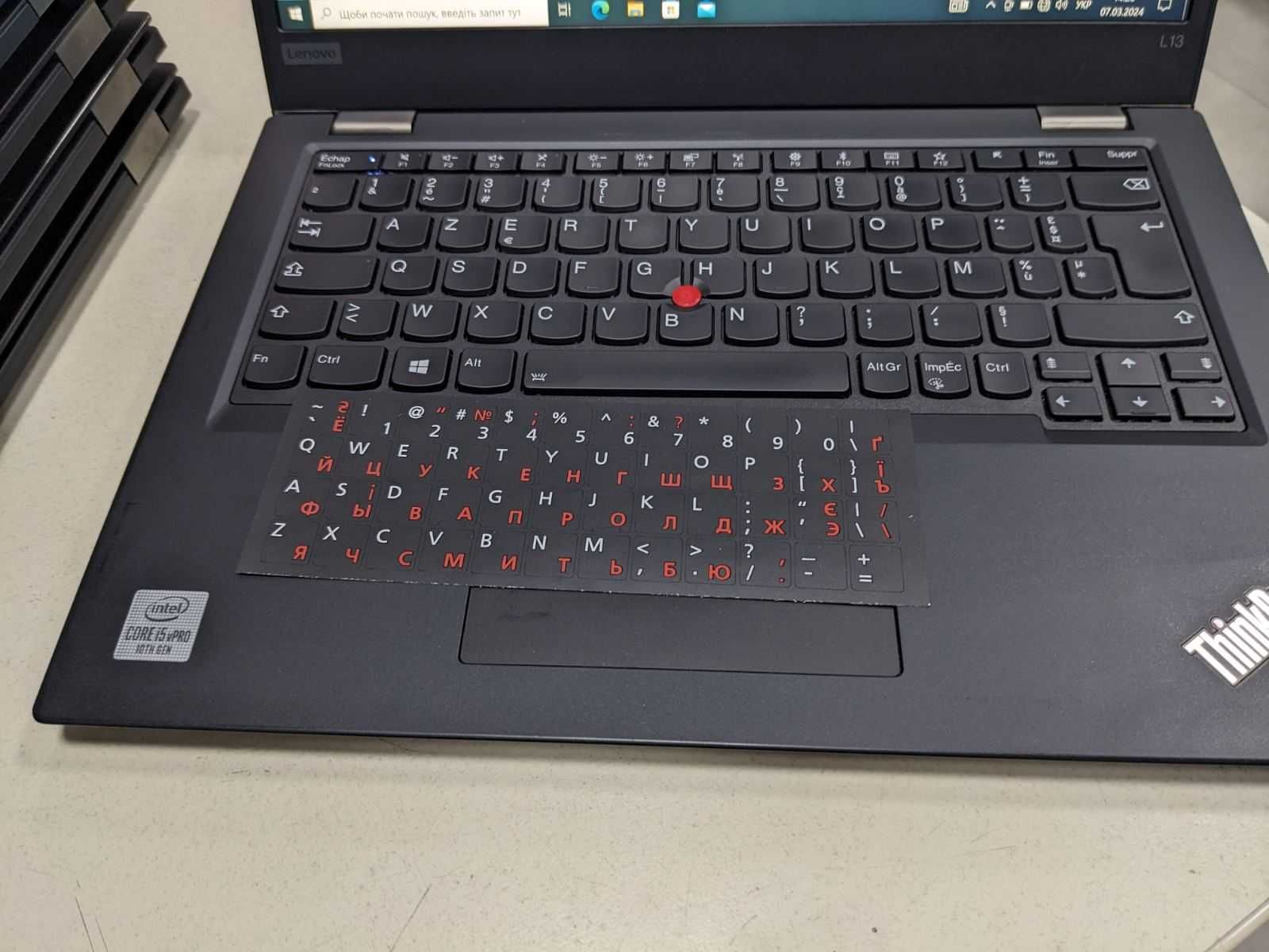 Ноутбук Lenovo ThinkPad L13 Gen 1 - Intel Core i5-10310U / 2020 рік