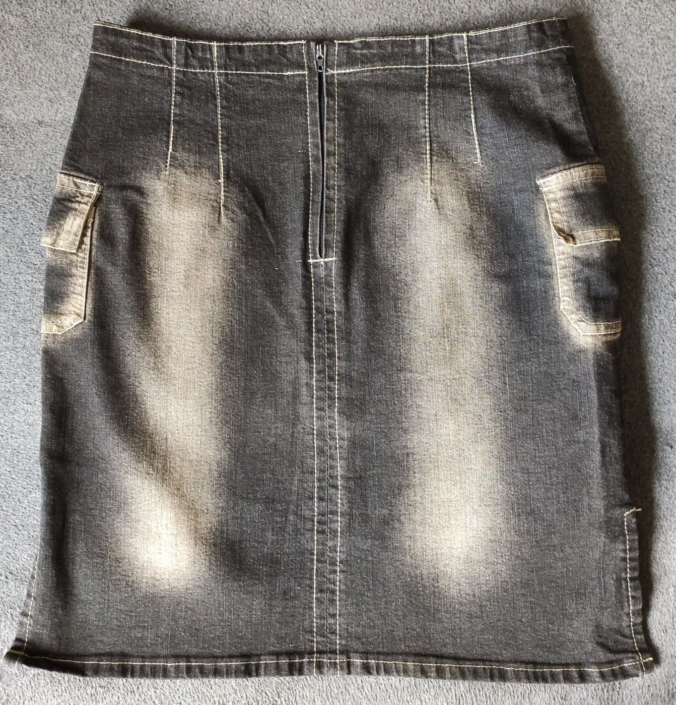 Spódnica jeansowa z kieszeniami