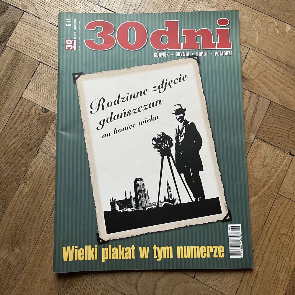 Magazyn 30 dni numer 06/2000 zdjęcie gdańszczan Gdańsk