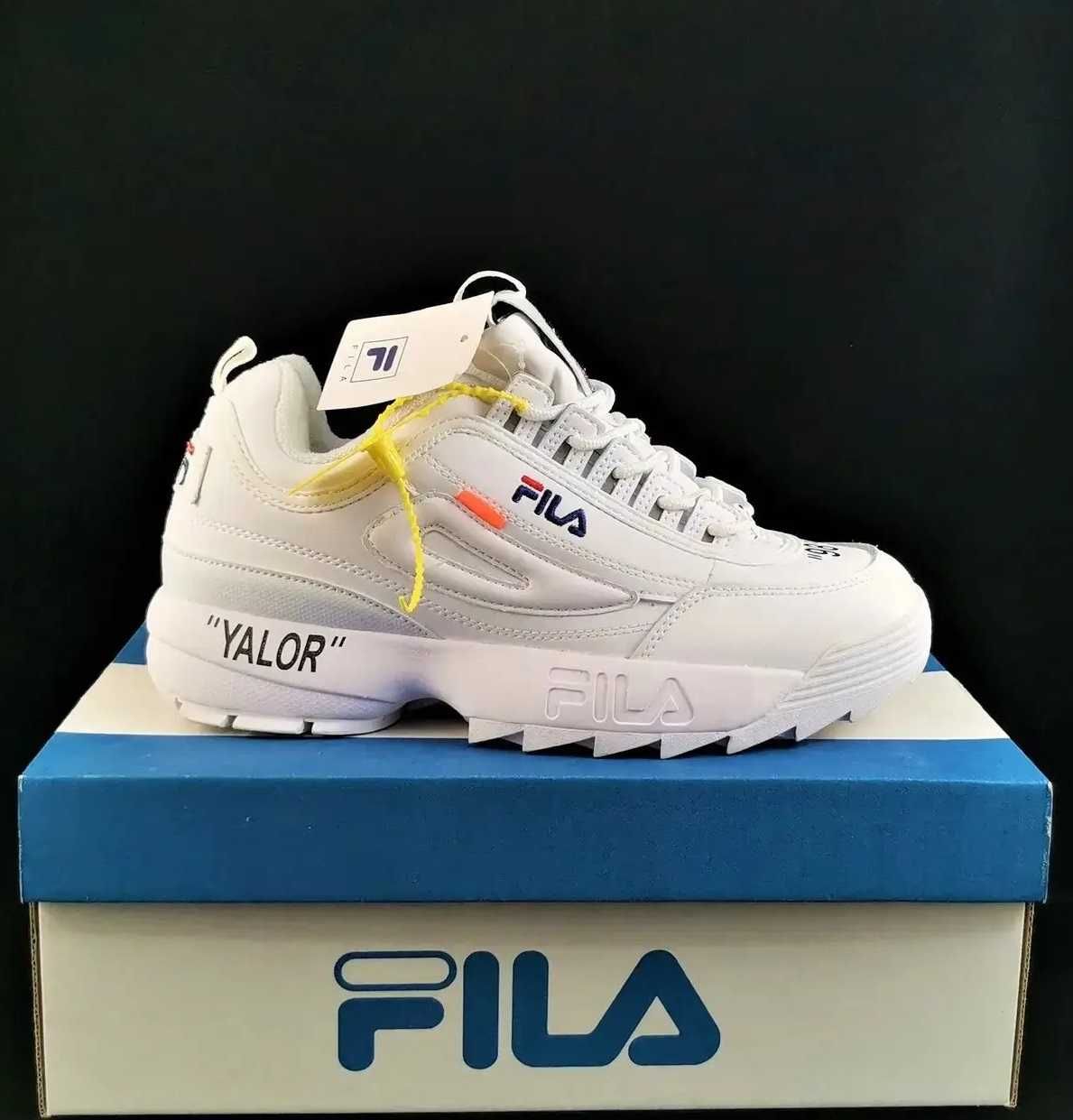 Кроссовки Fila Disruptor Белые Фила Женские