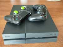 PlayStation 4 Fat | 2 kontrolery + 2 gry | Super zestaw
