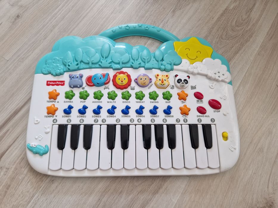 Pianinko grające fisher price