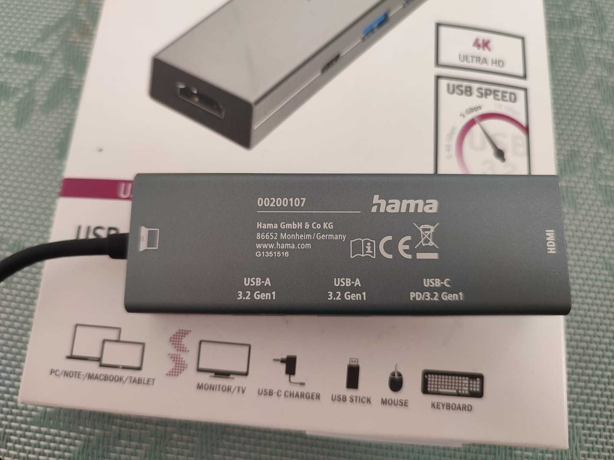 USB-C multiport +hdmi HAMA
