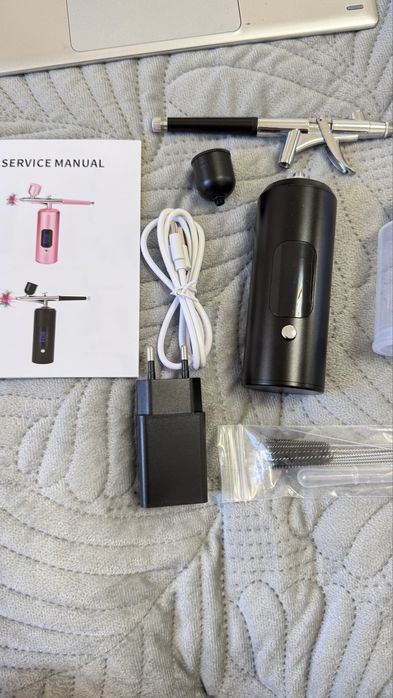 Портативний бездротовий аерограф із компресором 27 PSI