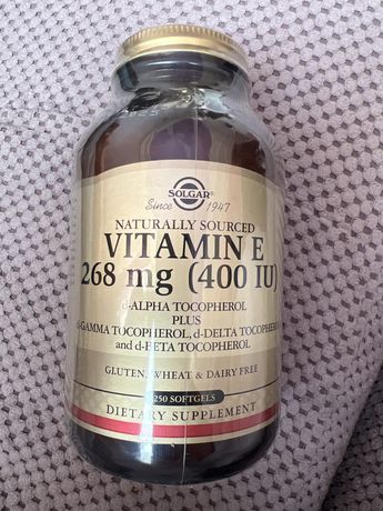 Вітаміни solgar vitamin E