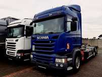 Scania R450 EURO 6 RAMA BDF WYMIENNE NADWOZIE DO ZABUDOWY  nr.195 1. Wł. Import z DE 6x2 Oś Skrętna Podnoszona BDF Regulowany