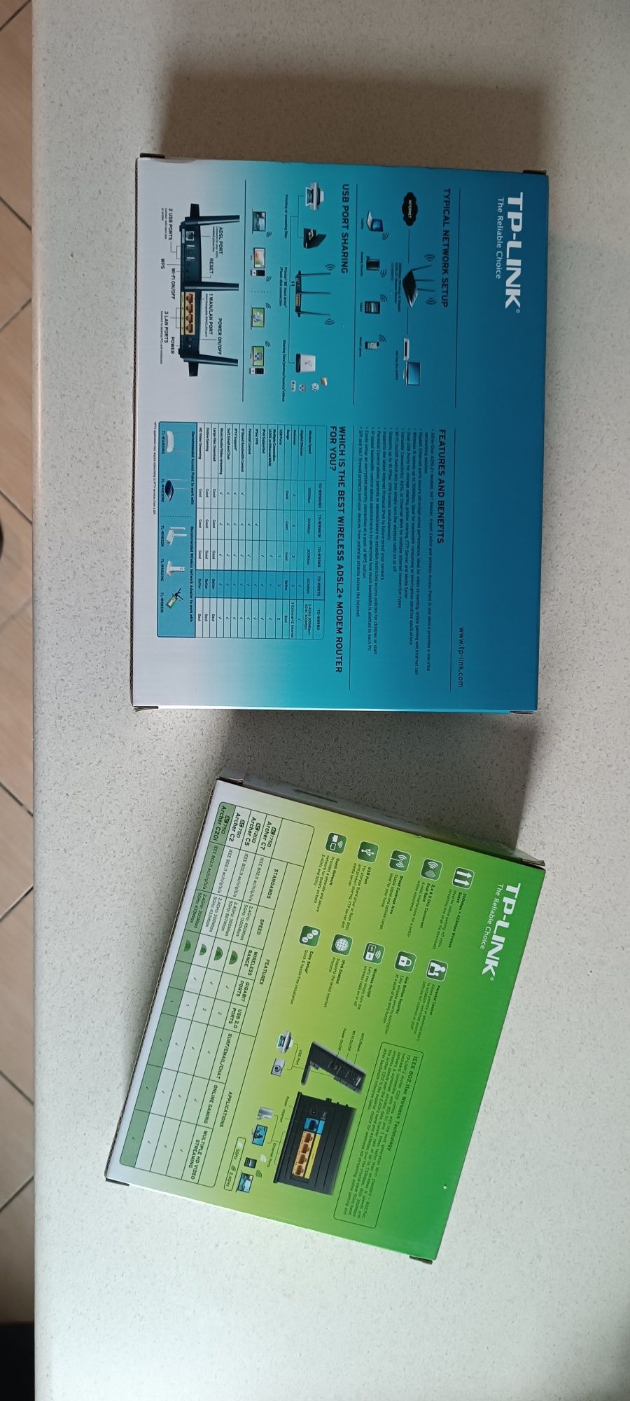Router TP-Link TD-W8970 + Archer C20i