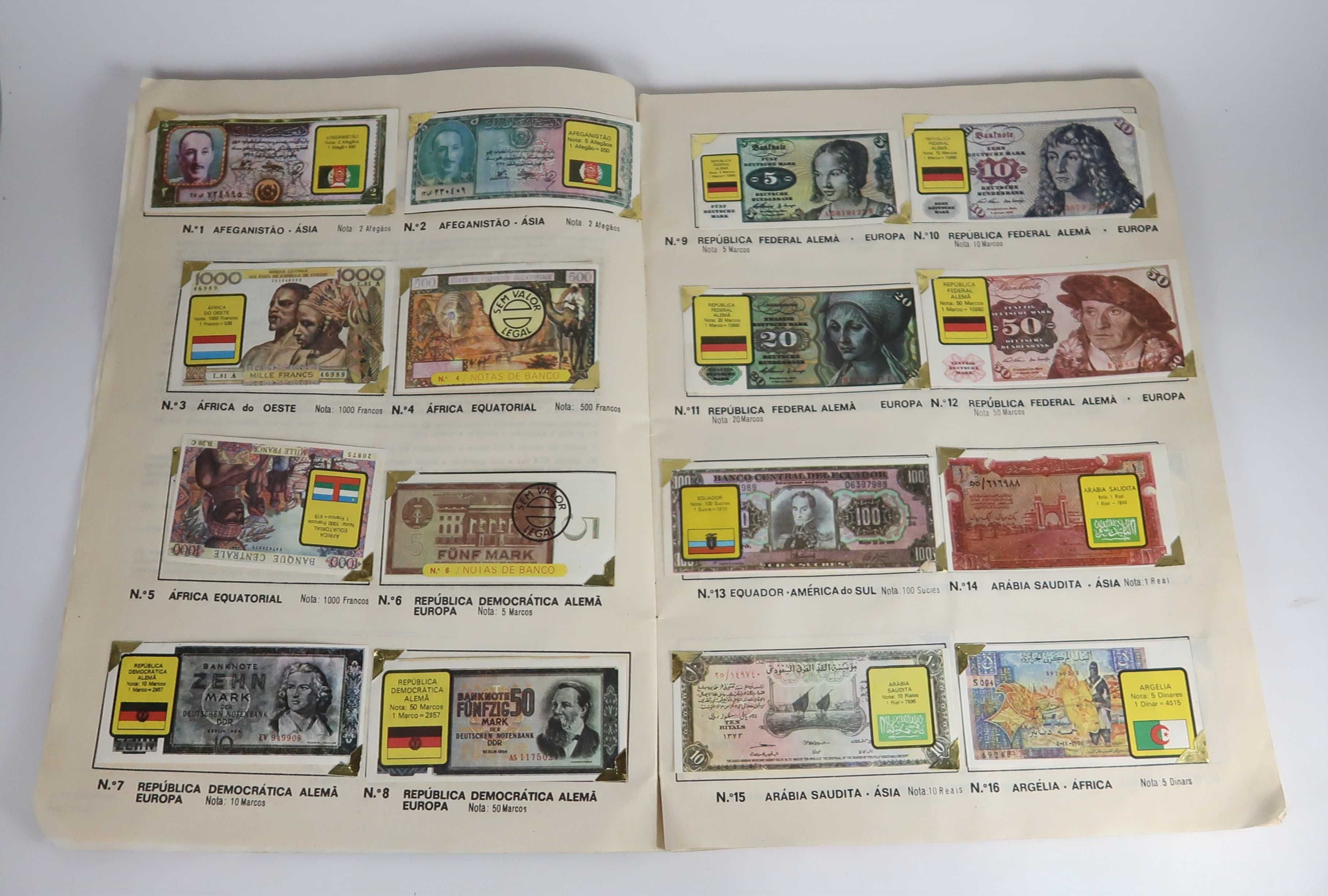 Caderneta "Notas De Banco De Todo O Mundo" (COMPLETA)