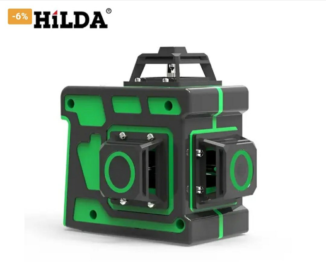 Лазерний рівень 3D Hilda HILDA лазерний уровень нівелір 4D