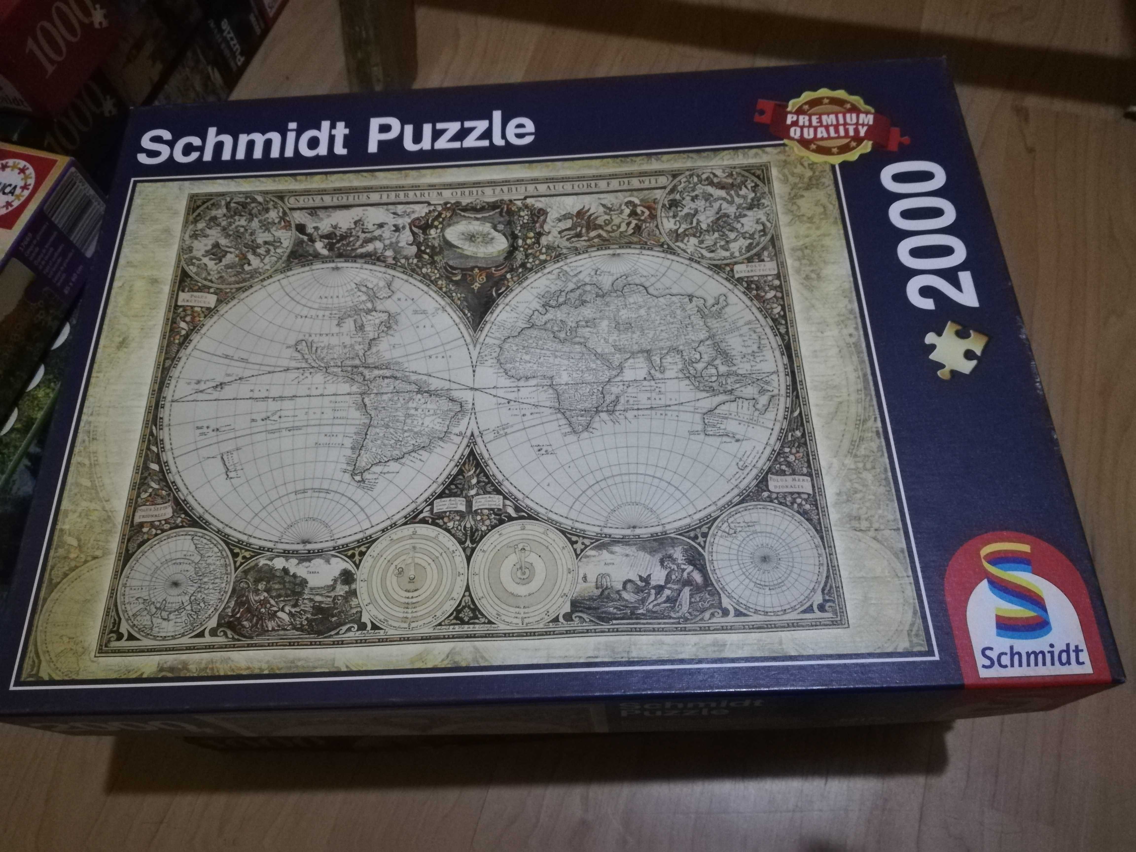 Puzzle Schmidt Mapa Historyczna 2000