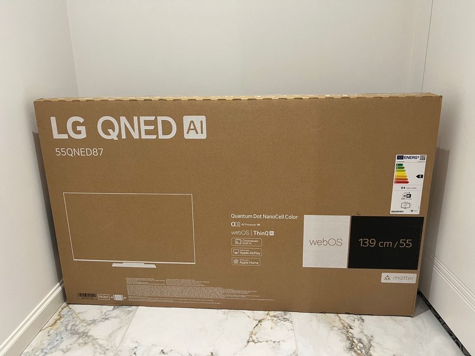 Jak nowy telewizor tv LG 55QNED87T6B 55 Cali 24 miesiące gwarancji