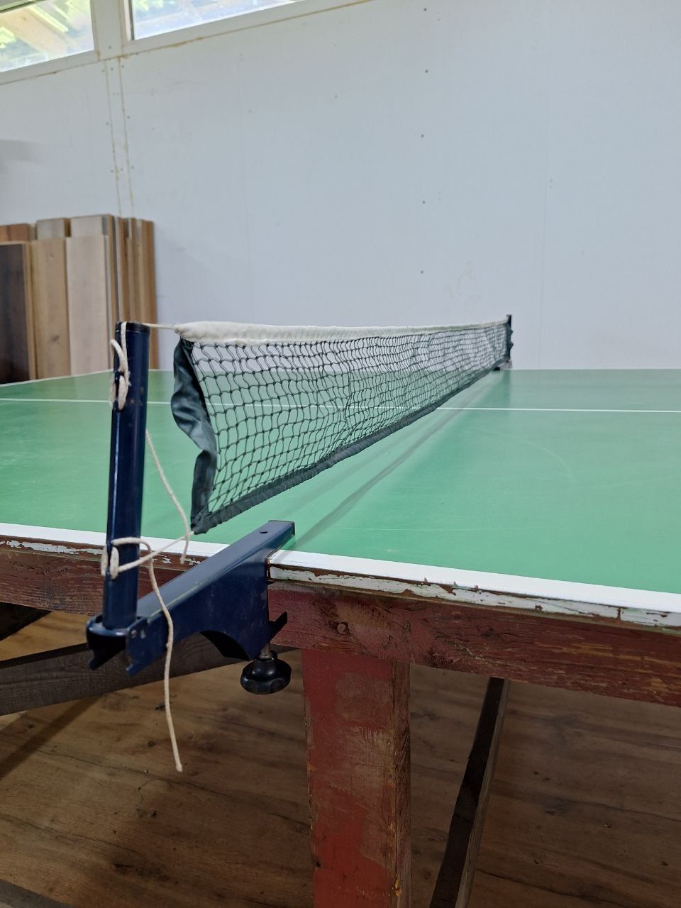 Тенісний стіл саморобний 154×274×76 для тенісу