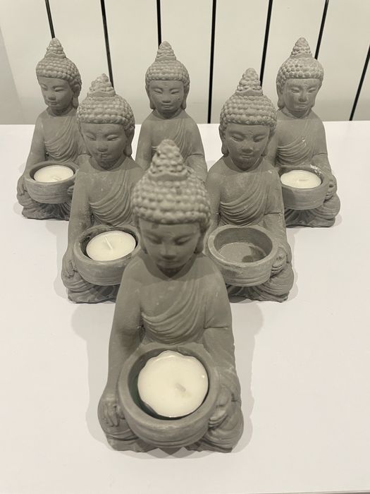 Figurka świecznik Budda zestaw x6 tealight