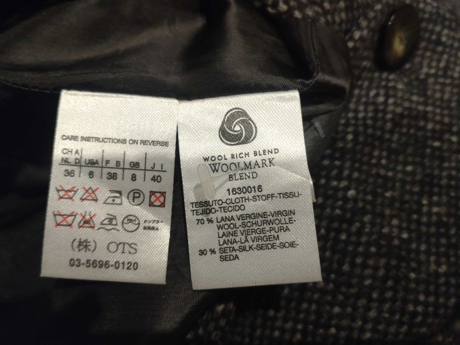 Жіночий твідовий костюм Max Mara, у складі - вовна та шовк S/M