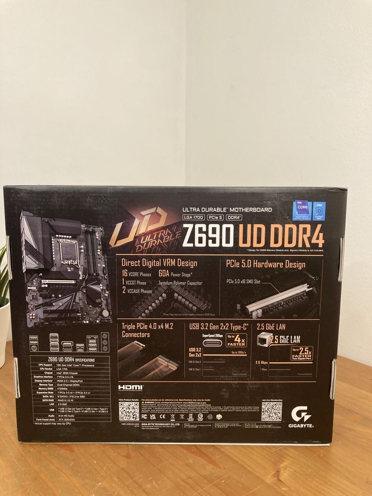 płyta główna gigabyte z690 UD DDR4