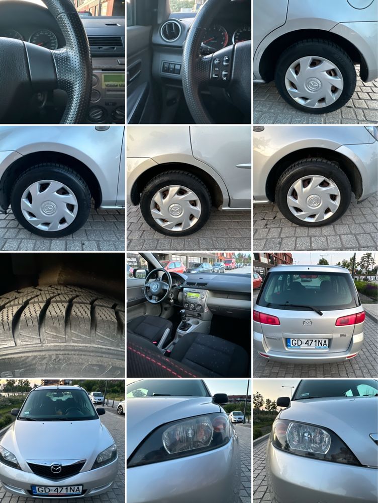 Mazda 2 1.4 Beznyzna 100% sprawna Klima 2x kola OC na rok!