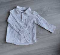 Biała koszula dla chłopca, długi rękaw. Reserved 74 slim fit
