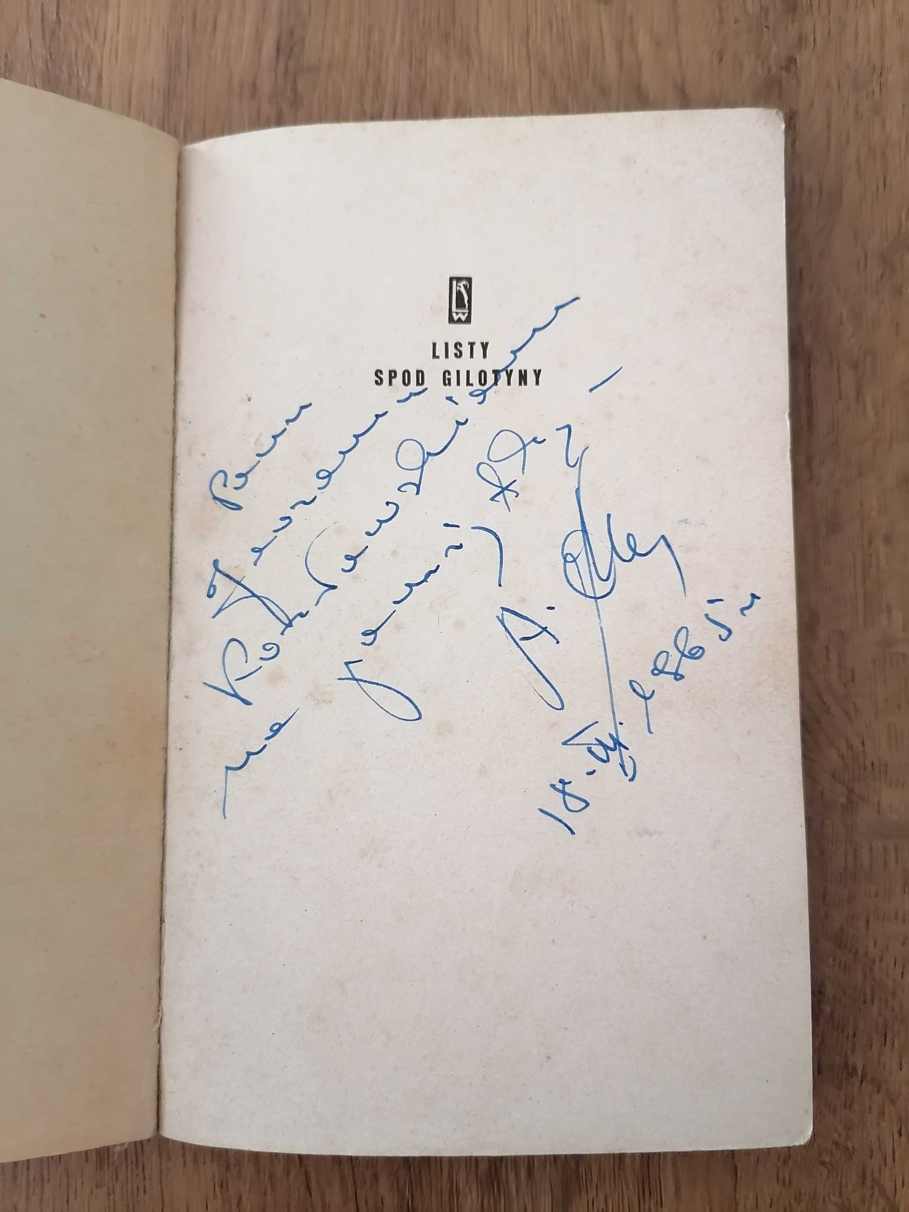 A. Omiljanowicz, Listy spod gilotyny, 1964
