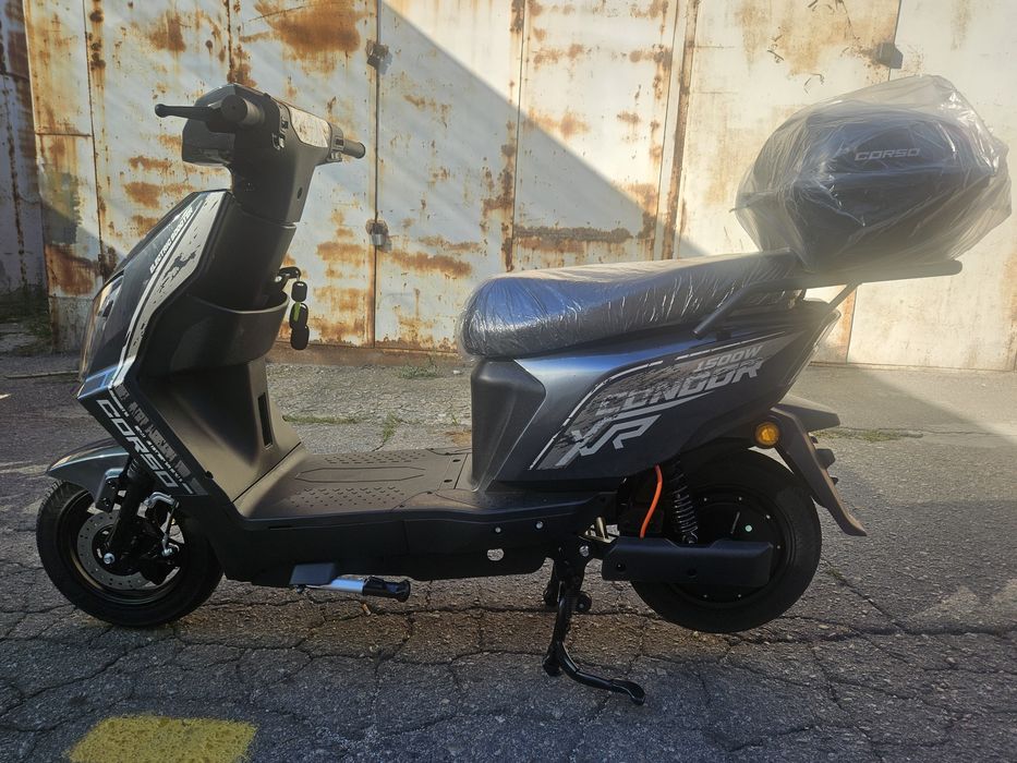 Електроскутер Corso Condor 1500W 72V/30Ah литевый аккумулятор