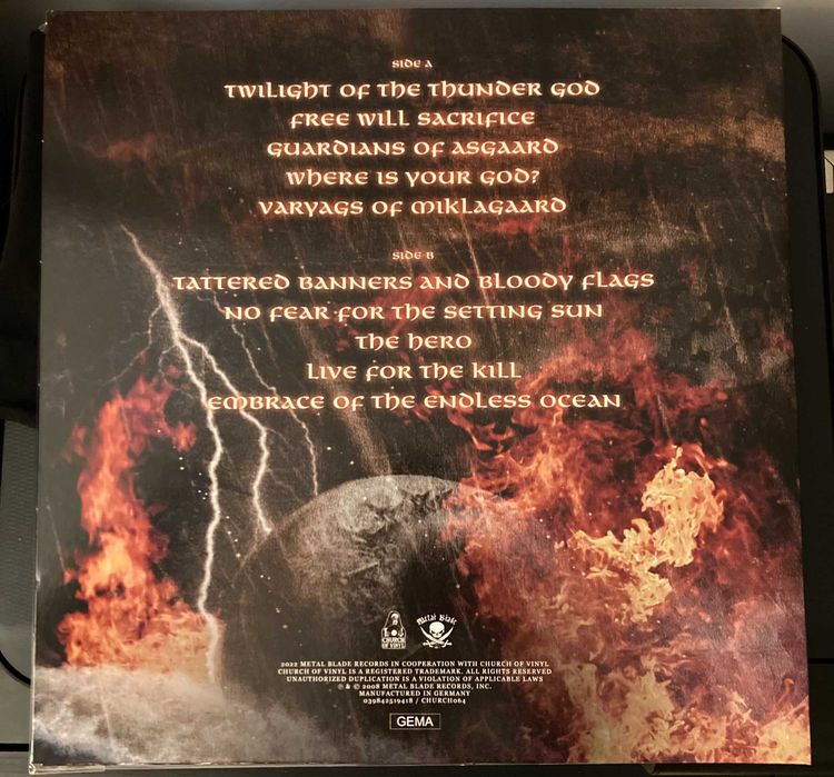 LP (Pop-Up) Amon Amarth - Twilight Of The Thunder God