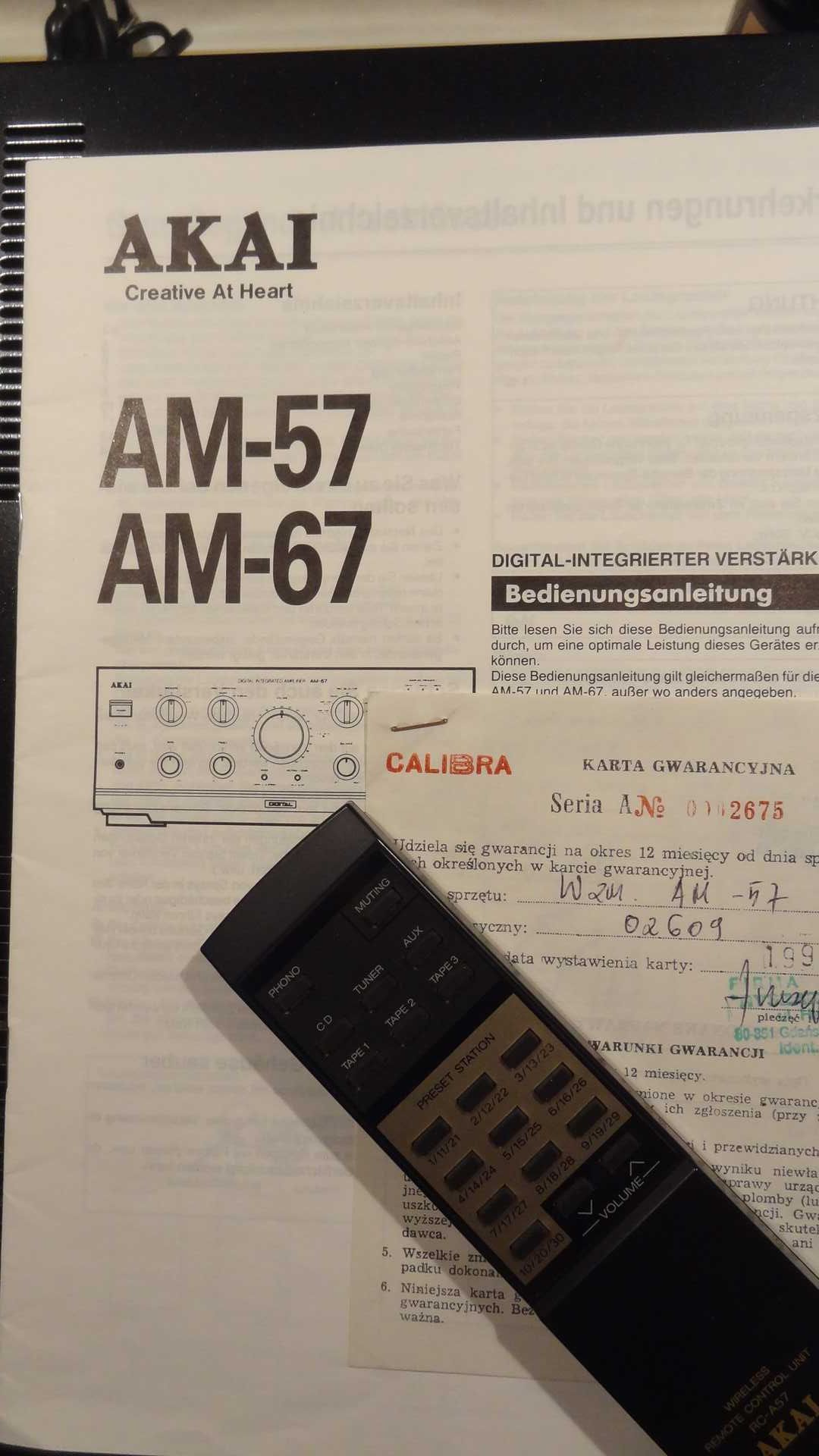 Wzmacniacz Akai AM-57