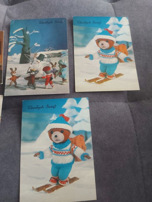 Pocztówki Miś Uszatek 5 szt