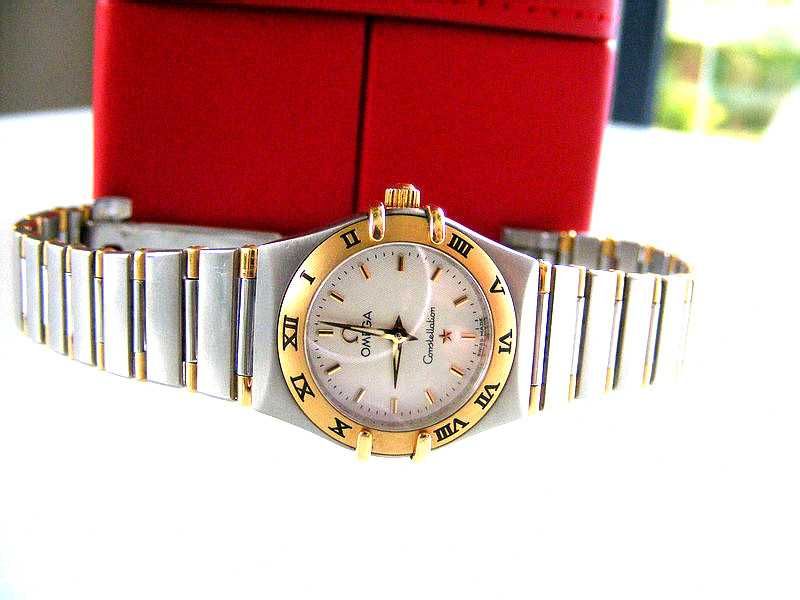 Omega Constellation Gold Mini 18k złoto (zegarek damski, jak nowy)