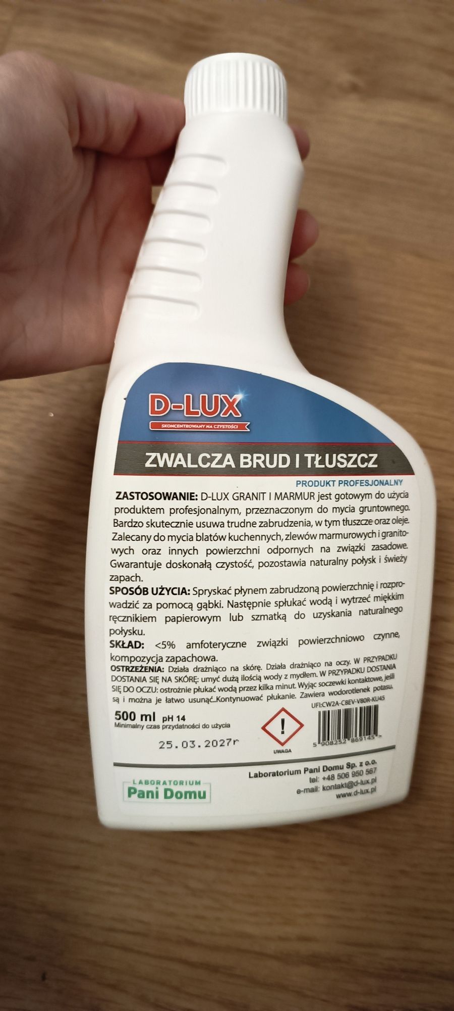 Płyn do czyszczenia d-lux granit i marmur