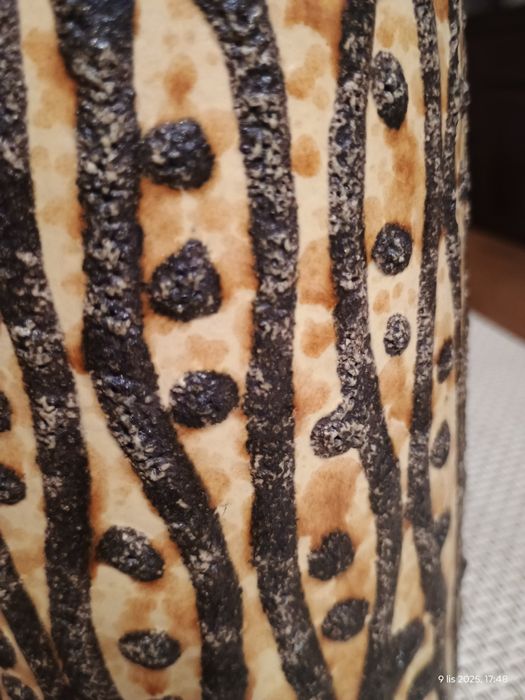 Duży ceramiczny wazon - 70-te lata