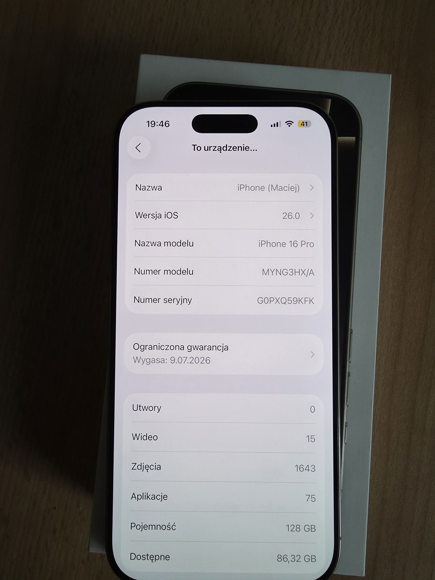 Iphone 16 pro 128GB