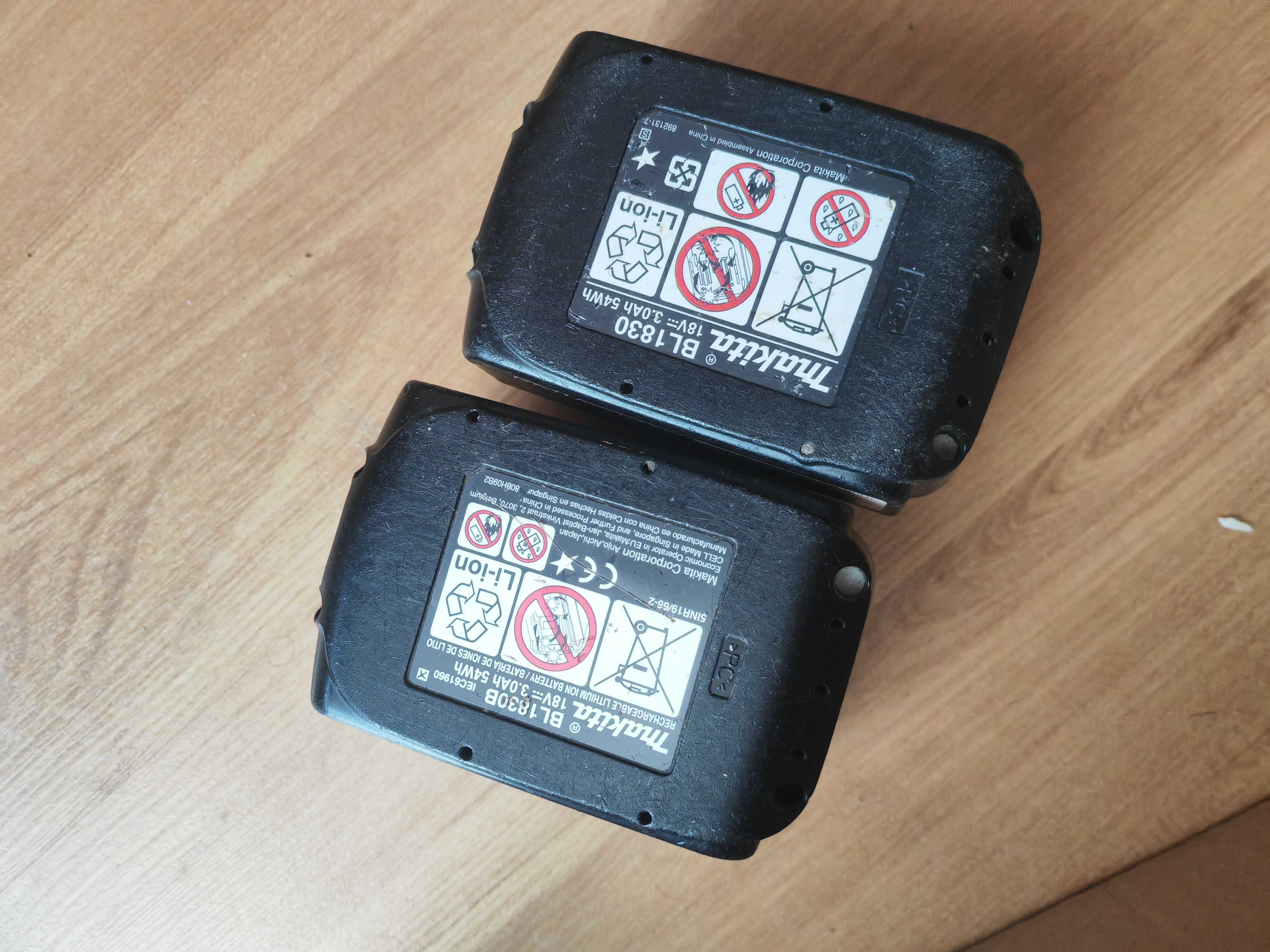 Makita ładowarka akumulatory 3Ah odkurzacz
