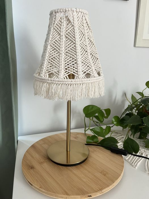 Abażur  Boho do lampki nocnej/stołowej