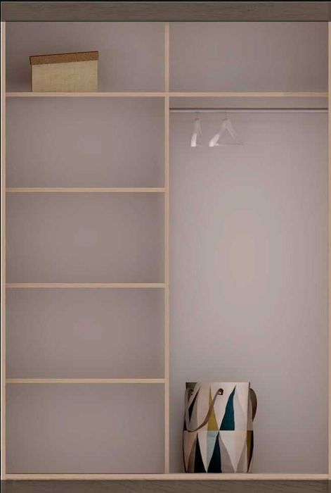 Шкаф-купе 2дв зеркало дуб